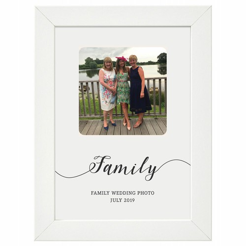 Personalised mummy mum birthday frame photo print message A5 white gift art 8x6 - Picture 4 of 10
