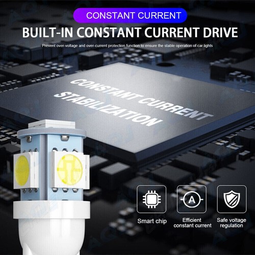 20/50X T10 168 194 LED Side Marker License Plate Light Interior Bulbs For Ford - Picture 11 of 19