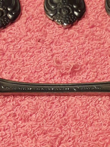 WM A ROGERS PREMIER STAINLESS ONEIDA PRESIDENT DINNER/SERVING FORK LOT OF 5 - Picture 5 of 9