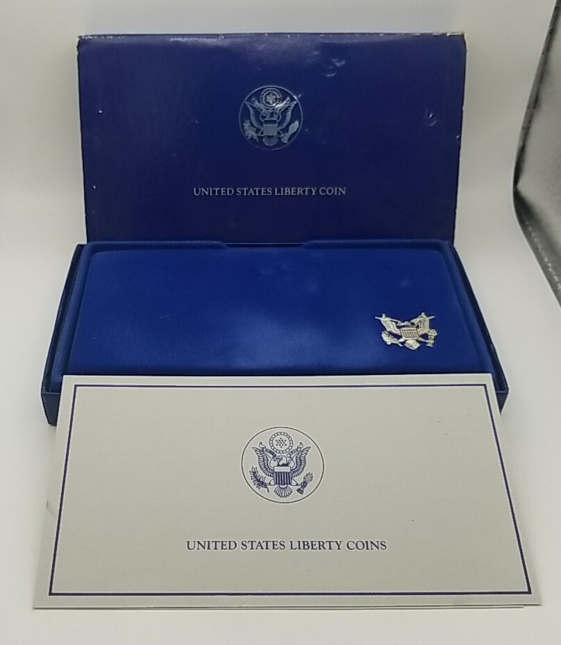 1986-S Liberty Silver Half Dollar & Dollar Set #2105 | eBay