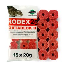 Image of Max Strength Rat & Mouse Poison/Killer Wax Bait Blocks | Quick Kill in One Feed!