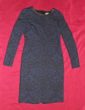 Vince Camuto Navy Lace Sheath Dress Size US 2