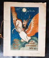 MAGAZINE FOR THE BALL OF FAIRY TALES AT THE OPERA 1924 ENGRAVING NUDE ART BY G.DOMERGUE