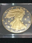 2023 1 oz .999 Fine Silver American Eagle Golden Ring Ennobled Coin 500 mintage!