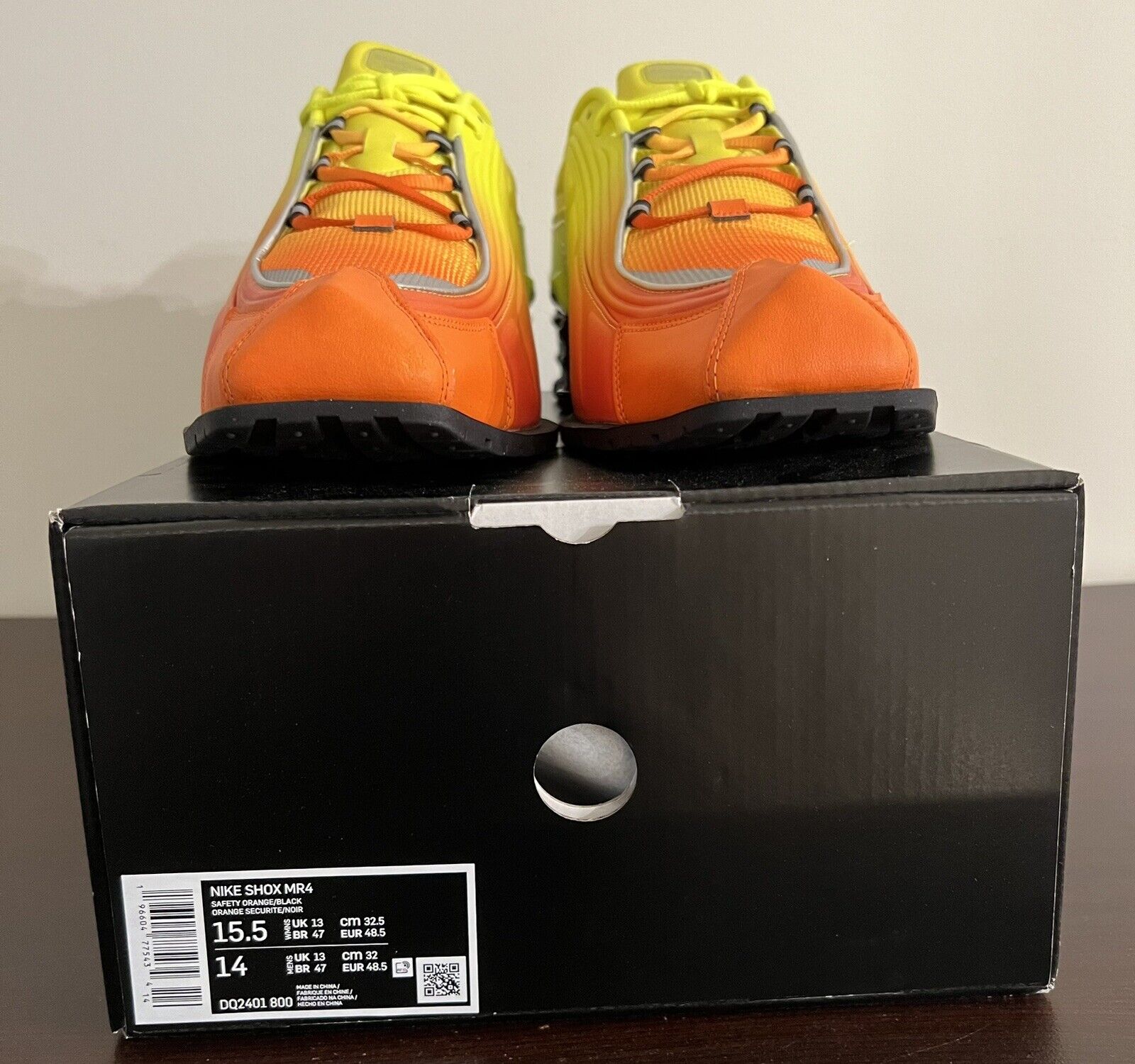 Nike Shox MR4 Mule x Martine Rose Safety Orange - Size W15.5. | eBay