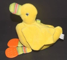 North American Bear Co. Pond Pet Duck Chime Teether #6144  NABCo. Plush