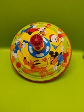 Vintage Walt Disney Made West Germany Spinning Top Kreisel Tin Spinning Top