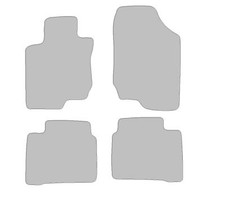 Fußmatten-Set für Kia Magentis II (2005-2010) Dura graphit