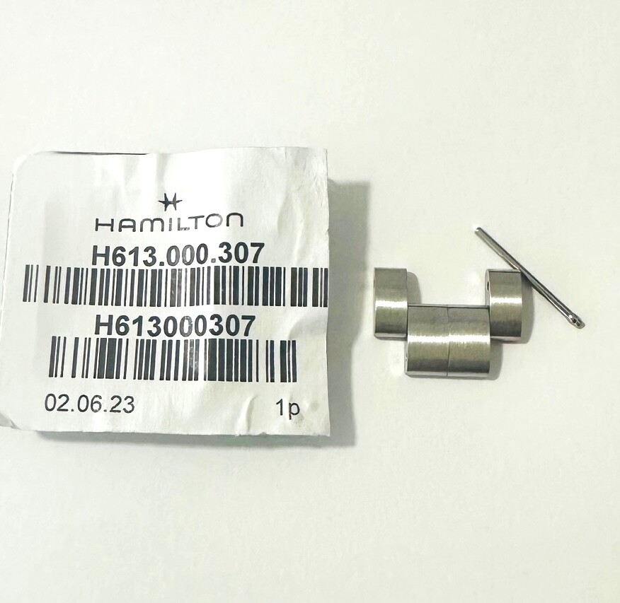 Original Hamilton Watch Link Fits Band Bracelet Clasp # H605704104
