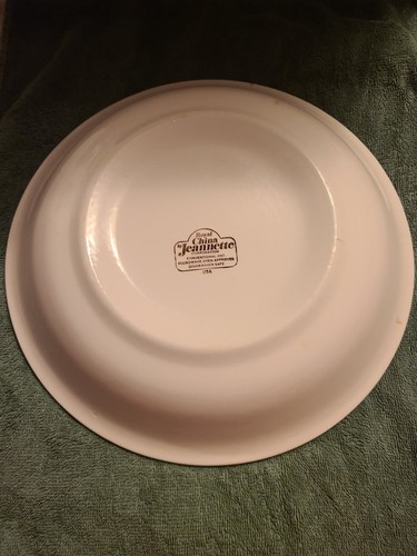 Vintage Royal China by Jeannette Serving Pasta Salad Bowl Orange Daisy Flower - Picture 2 of 3