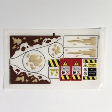 LEGO STICKER SHEET 76037 Rhino and Sandman Super Villain Team-up Spider-Man