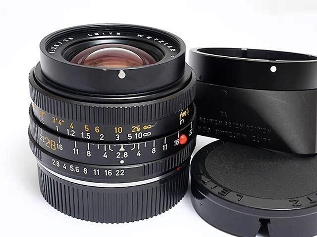 Leica Elmarit-R 28mm F2.8 Wide Angle Prime Lens Leitz Leica Elmarit-R 28mm F2.8 Wide Angle Prime Lens Leitz