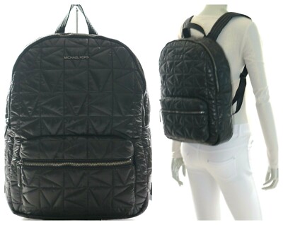 Michael Kors Winnie Large Quilted Nylon Laptop Backpack  display picture 3