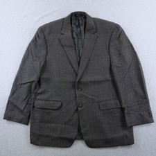 Lauren Ralph Lauren Sport Coat Mens 44R Gray Single Breasted Lambs Wool Blazer