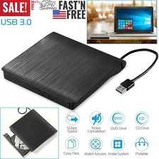 External CD Drive USB 3.0 Portable CD DVD Drive ROM for Desktop/Laptop/Mac OS