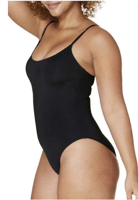 Andie Swim The Amalfi One Piece Swimsuit Black Size 3X NWTS NEW Gold Hardware E