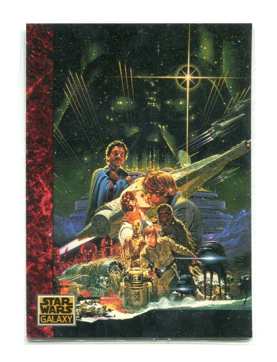 1993 Topps Star Wars Galaxy Series 1 The Art of #65 The Main