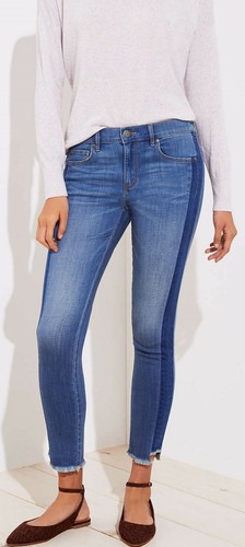Ann Taylor LOFT Modern Step Hem Skinny 