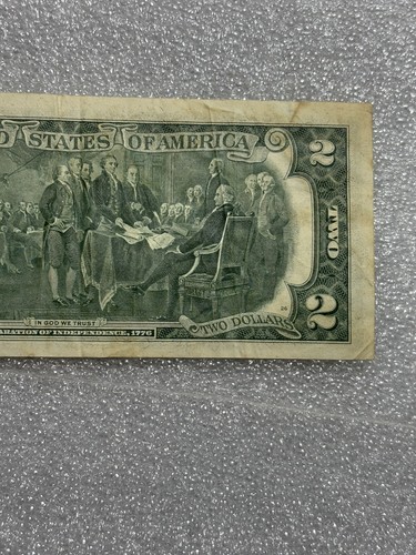 1976 $2 Error Bank note Off Centered / Miscut ?Circulated - Picture 13 of 17