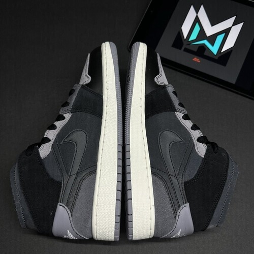 Nike Air Jordan 1 Mid SE Craft Stealth Black DV0438-001 GS Youth/ Women's NBY - Picture 9 of 13