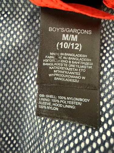 The North Face Rain Coat With Hood Unisex Youth Size M (10/12) - Picture 3 of 7