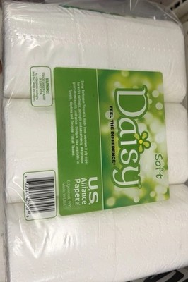 U.S Alliance Paper 42006 Daisy Bathroom Tissue White 2 Ply 4 x4  400 SQ FT