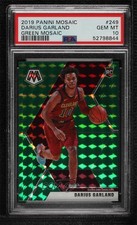 2019-20 Panini Mosaic Rookies Green Prizm Darius Garland #249 PSA 10 GEM MT v9t
