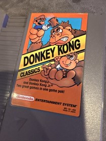 Donkey Kong Classics Nintendo Nes Game Cartridge With Manual Tested 🔥🔥🔥