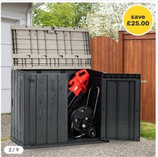 Garden Store It Away Waterproof Outdoor Tool Storage Box Keter Midi Max Availabl