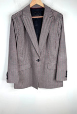 Talbots Wool Plaid Blazer 16 Woven in Italy Classic Preppy Old Money Academia
