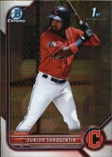 2022 Bowman #BCP-80 Junior Sanquintin Chrome Prospects
