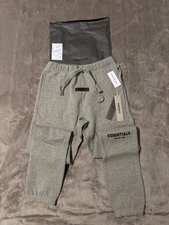 NEW FOG Essentials Cuffed Dark Oatmeal Sweatpants Size XXS 100% Authentic✅
