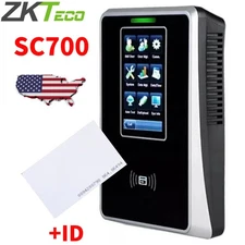 USA ZKTeco SC700 TCP/IP Access Control Time Clock Attendance USB W/ID RFID Card