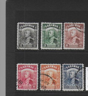 Sarawak 1941 "set" G/FU