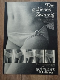 1973 rare Vintage magazine ad SCHIESSER Ladies Lingerie Slip panty