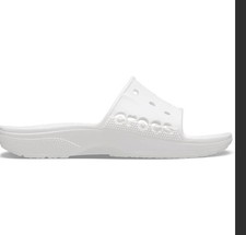 Crocs Classic Unisex White Slides Sandals Size Men  s 5 Women  s 7