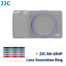 JJC as GN-3 GR IV Camera Metal Lens Ring Cap Decoration for Ricoh GR IV GRIV GR4