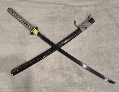 Japanese Katana T10 Steel, Battle Ready,  39.5''  Skull Tsuba ''Soul Taker''