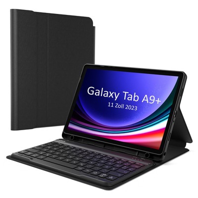 Inateck Hülle mit Tastatur für Samsung Galaxy Tab А9+/A9 Plus