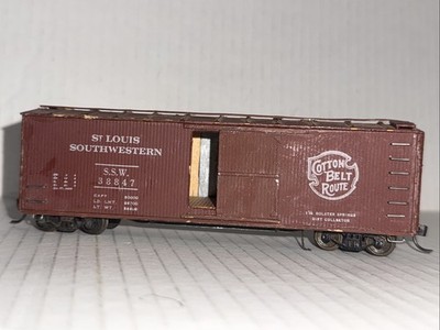 BOX CAR HO 40 FT ST. LOUIS SOUTHWESTERN COTTON BELT ROUTE S.S.W. 38847 WOOD BLT.