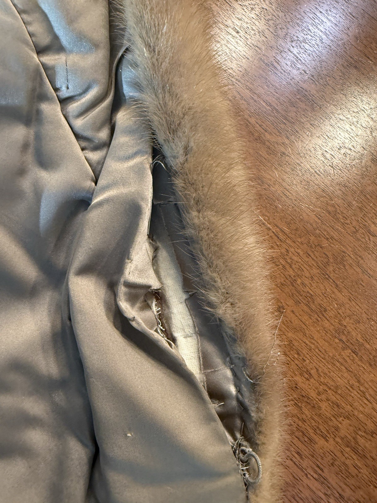 WOW!! 1940’s Vintage Mink Stole Custom Made Small… - image 17