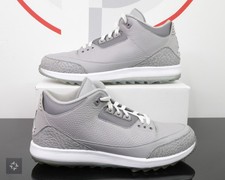 Air Jordan 3 ゴルフシューズ ホワイト/グレー Jordan 3 Golf White Cement for Sale - Authenticity Guaranteed - eBay