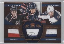 2012 Rookie Anthology Prime 24/50 Jared Boll Artem Anisimov Brandon Dubinsky 0c3