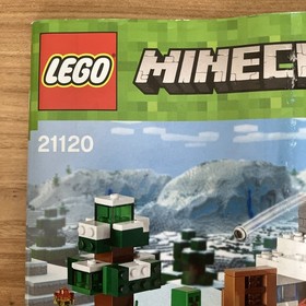 Lego Minecraft 21120 The Snow Hideout Instruction Manual Only