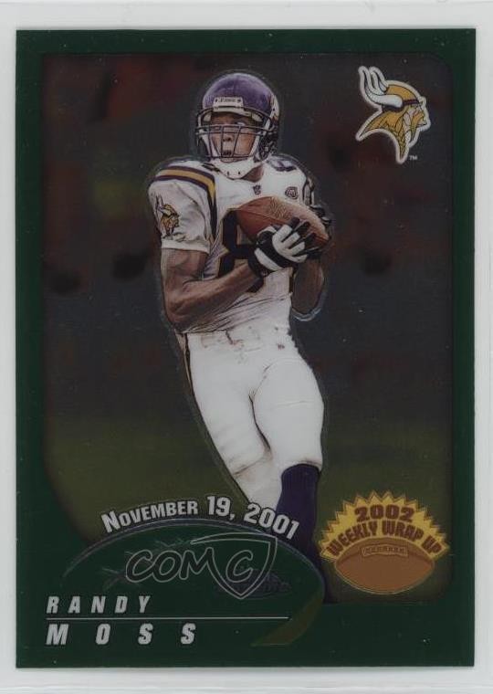 2002 Topps Chrome 2002 Weekly Wrap Up Randy Moss #155 HOF