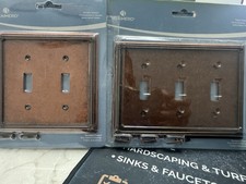 BRAINERD Ruston Double OR Triple Toggle Switch Wall Plate /Switch Plate /Cover