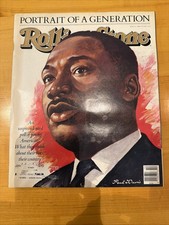 Vintage 1988 Rolling Stone Magazine Issue 523 April 7th MLK
