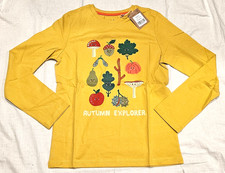 MINI BODEN Autumn Explorer Shirt Mustard Yellow NWT New 11-12