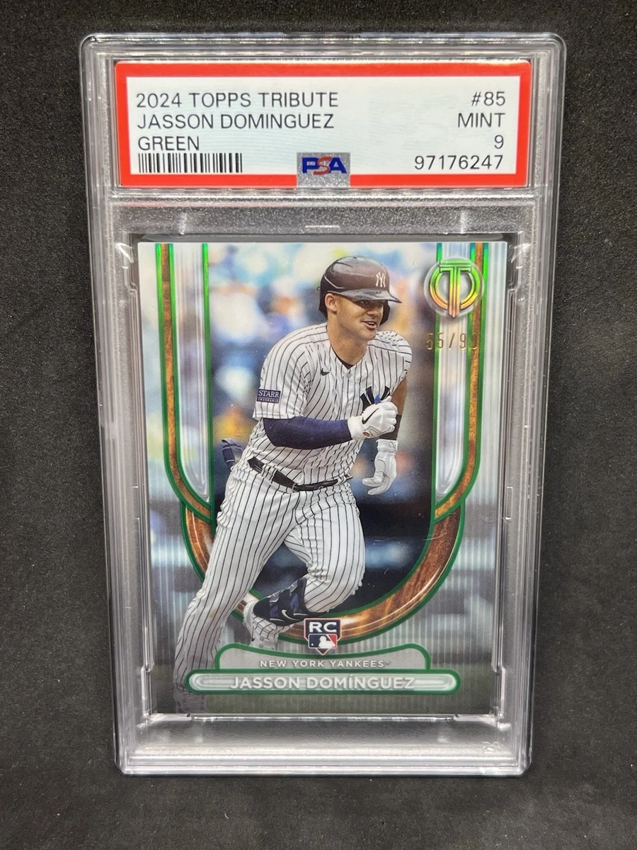 2024 Topps Tribute Jasson Dominguez RC autograph Green /99 New 