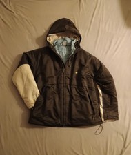 Nike Winterjacke Herren Braun Beige Mit Innenjacke Größe L/XL